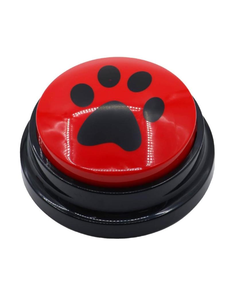 Pet Communication Conversation Talking Toy with Recording Educational Toy with Training Set of 4 Paw Dog/Cat Function, Buttons, Supplies, (with Print)