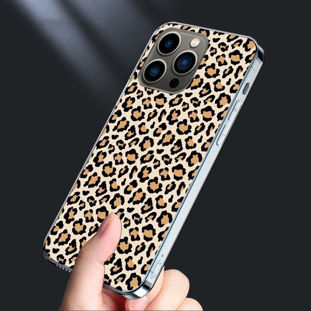 

Leopard Print Pink Phone Case For Iphone 16E 15 Pro 14 Plus 17E 16 17 Pro Max Air 11 12 13 Mini Shockproof Capa Cute Cover TP iPhone 15 Plus