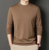 Men's High-Quality Imitation Wool Sweater: Autumn & Winter Warm Half-High Collar Base Layer