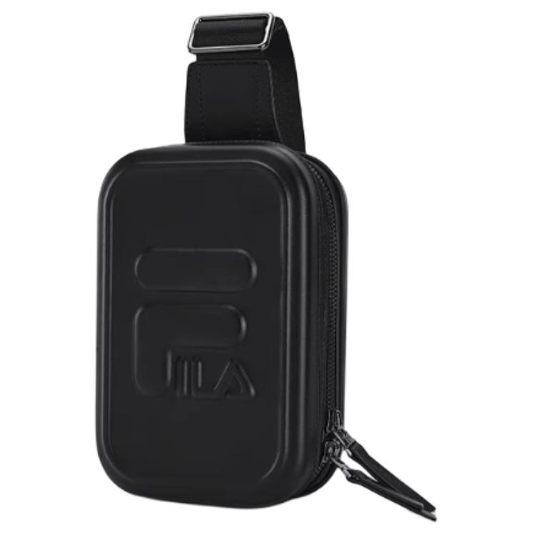 New FILA Polyurethane Sling Bag Mini Unisex Jet Black F13U529133F-BK