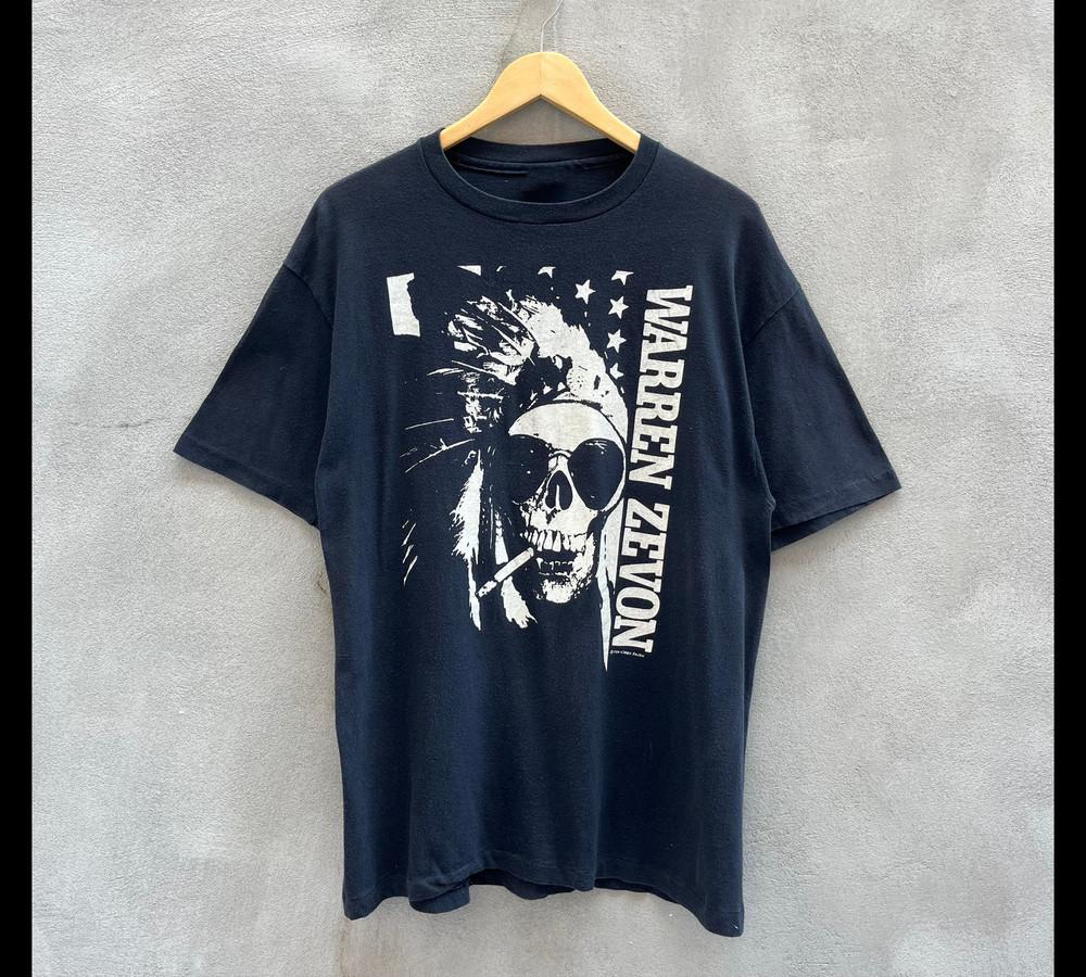 88’ Warren Zevon Tour T Shirt Full Size S-5XL Unisex T-Shirt M