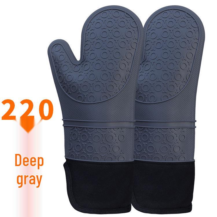 Nine Likes Hitzebeständige Silikonhandschuhe zum Backen - Dick, Qualitätsisolation
