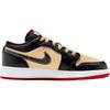 Air Jordan 1 Low Pizza GS low-top basketball shoes tan/black unisex HQ2016-200