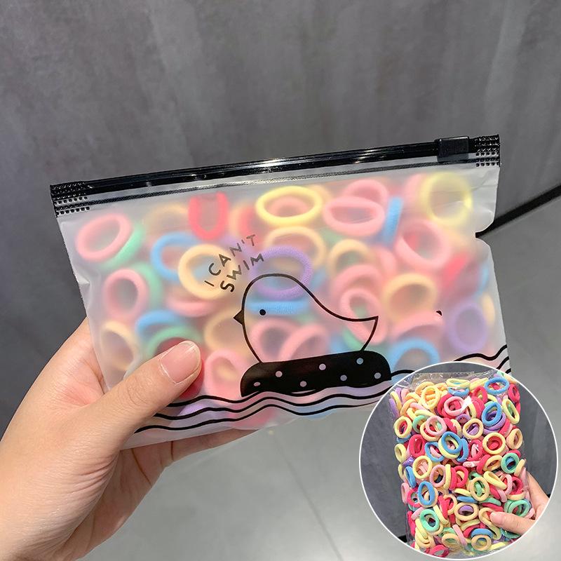Elastic Hair Tie for Children and Women - Soft, Hair-Friendly Rubber Bands for Little Girls and Babies