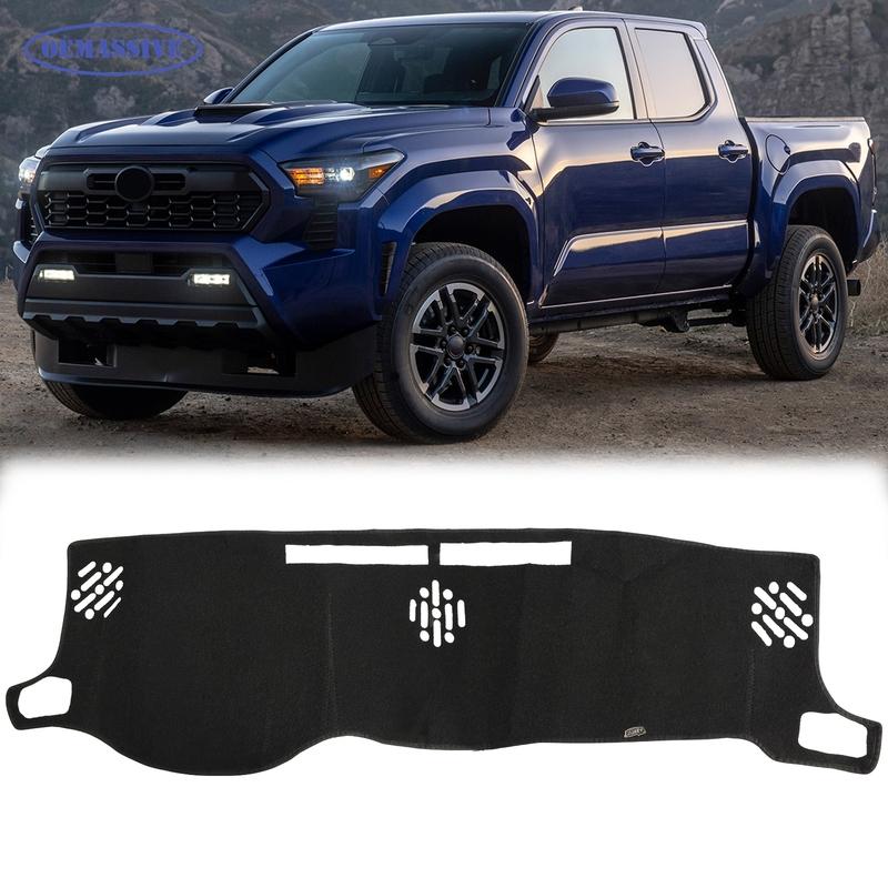 Dashmat Dash Mat Cover Sun Dash Dashboard Shade Cover Carpet Board Fit For Toyota Tacoma 2024 2025 N400 Black Anti-Sun Pad