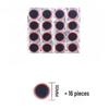 Mountain Bike Tire Repair Kit: 48 Square & Round Patches (25mm) for Cycling & Car Repairs