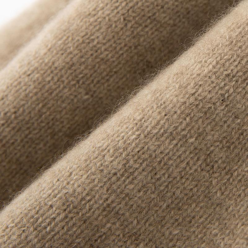 Damen 100% Reiner Kaschmir Beanie Mütze Slouchy Stil Doppellagig Gestrickt Winter Warm Weich Skullies Mütze Kaltes Wetter Accessoire