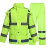 High-Visibility Raincoat & Pants Set for Traffic Safety & Rescue Duties