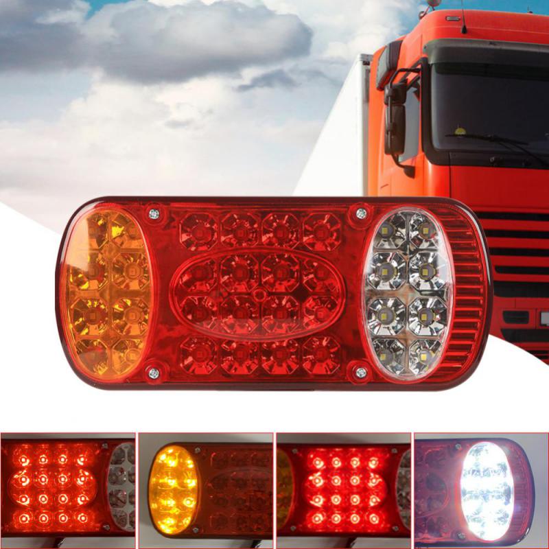 Taillight Durable 12v 24v For Trailer Truck Lorry Caravans Car Accessories 32 Led Car Truck Tail Light Universal Waterproof