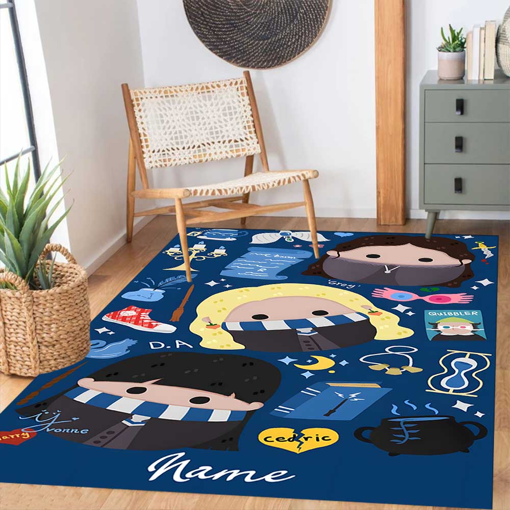 Warner Bros. Film (7) Personalizza il tuo tappeto con nome, cuscino per sedia da ufficio, regalo per camera da letto, soggiorno di casa.