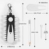 Golfs Tees Holder Portable Golfs Tees Carriers Hanging Stand with 12pcs Tees, Green Fork, Pencil, GolfBall Marker