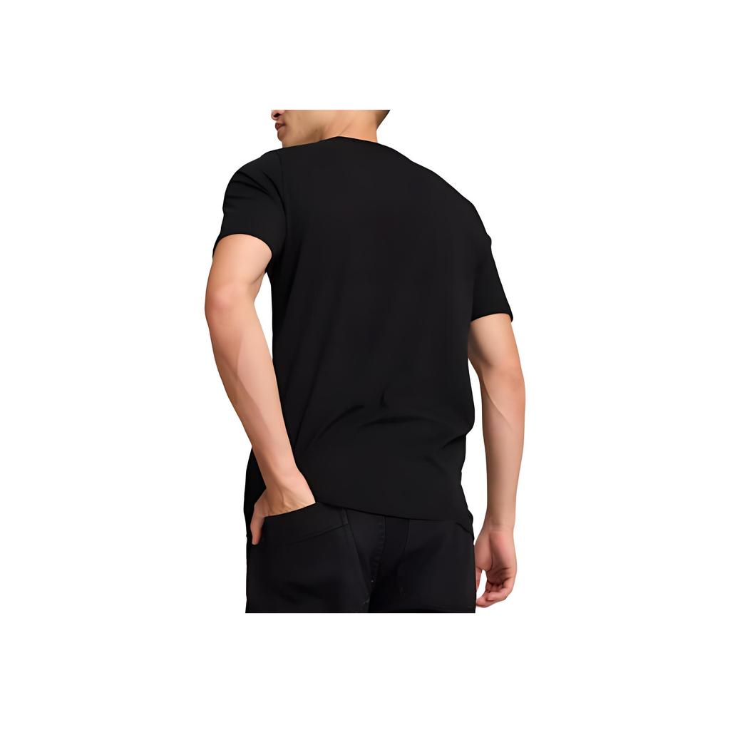 Puma Scuderia Ferrari Race Color Shield Comfortable Soft Short Sleeve T-Shirt Men Tops Black 627056-01