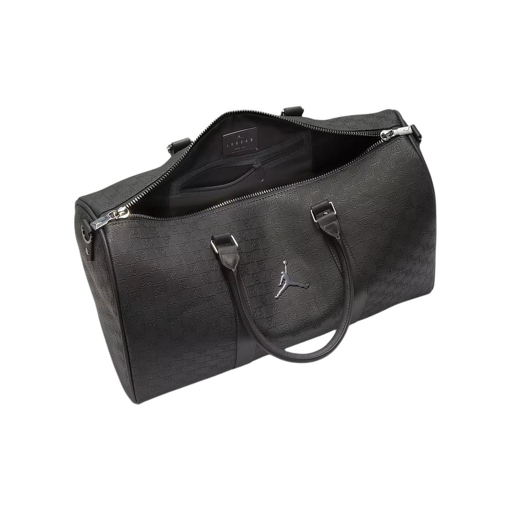 Jordan 25L Brand Logo Adjustable Detachable Polyurethane Travel Bag Unisex Travel Bag Black HV2856-045