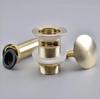 Without Drain Brushed Gold plate bouncing wash basin sink  water bathroom wash Basin Accessories large drain 9239K
