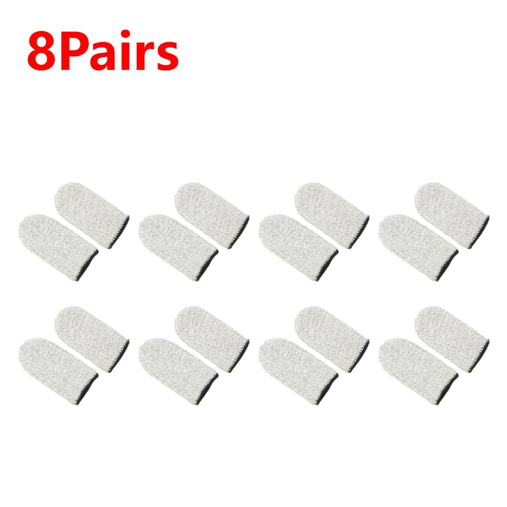 10-1Pair Gaming Finger Cover Game Controller Suitable For PUBG LOL Anti Sweat Scratch Touch Screen Game Finger Thumb Cover Glove