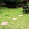 Outdoor Stepping Stone Weather-proof Garden Yard Lawn Patio Decorative Stone Walkway Pathway Pavers Round Square Hexagon Landscaping Stone