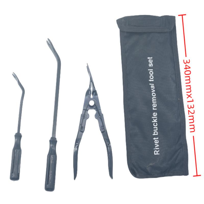 3Pcs New Auto Trim Removal Pry Tools Car Door Panel Dashboard Repair Kit Car Clip Pliers Set Fastener Removal Tool