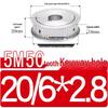 Dual-Sided Flat Timing Pulley: 5M50 Teeth, Width Options 11/16/21/27AF, Bore Size 8-30.