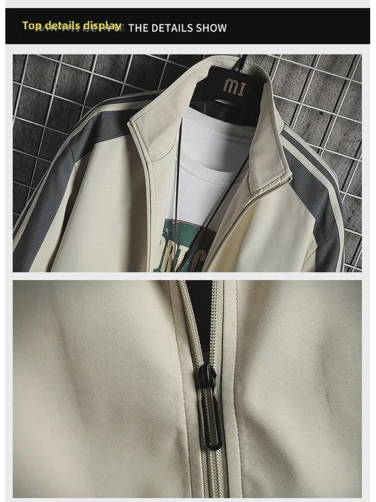 Men's 2023 Casual Sportswear Set: Trendy Spring/Autumn Running Jacket and Pants