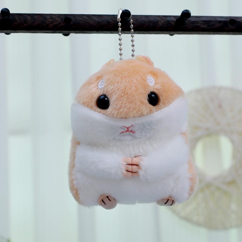 

Мультяшный Белка Хомяк Плюшевый Брелок Украшение для Рюкзака 10cm