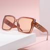 JYL TS Women's Oversized Square - Sun-Protective Trendy Sunglasses 61010
