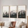 3PCS Nordic Painting Canvas Print Abstract Forest Mountain Nature Landscape Wall Art for Living Room Bedroom Office Home Decor