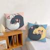 Süßer Cartoon-Ratten-Kissenbezug Kissenbezug Dekoration Zimmer Zuhause Sofa Wohnzimmer Büro Auto Nordische Schlichtheit