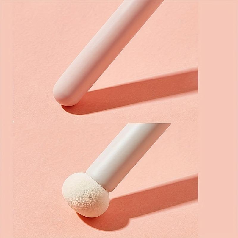 2er Set Weiche Pilzkopf Foundation Pinsel - Multifunktional, Concealer Pinsel Set, Schwammkopf, Tragbare Make-up Pinsel