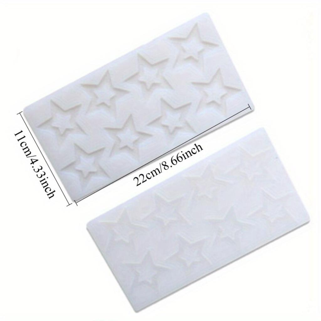 1 Stück DIY 3D Sternform Silikonform Kuchen Dekorierwerkzeuge Cupcake Silikonform Schokoladenform Dekor Muffinblech Backschablone