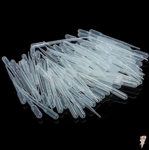 10Pcs 3ML Laboratory Tools Pipettes Plastic Disposable Graduated Pasteur Pipette Dropper Polyethylene Makeup Tools 3ml