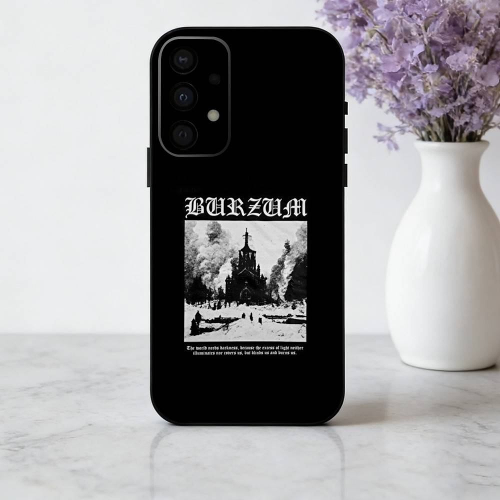 

B-Burzum F-Filosofem Phone Case For Samsung Galaxy A73,A72,A71,A70,A53,A52,A51,Soft Silicone Black Cover Samsung a31