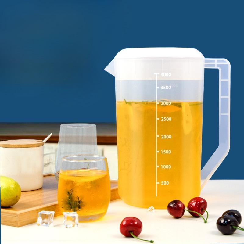 Plastic Cold Water Kettle, Large Capacity Household Usage Kettle, High-temperature Resistant Cold Water Kettle with Scale