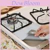 Durable Fiberglass Stove Protector Pads For Gas Stoves In Classic Black