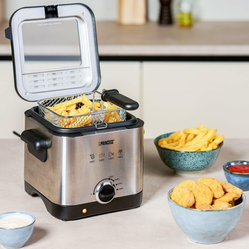 Deep-fat Fryer Princess 01.182612.01.001MINIFREIDORA Steel 1000 W 1,5 L