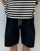 Deoseutoli Cotton Bermuda Pants [Black]