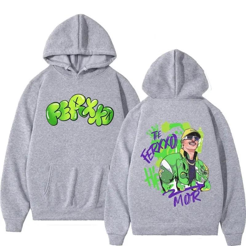 Rapper Feid Ferxxo's hoodies for men and women, sweatshirts for both genders, streetwear, hip-hop style for autumn and winter