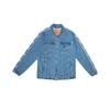 Levis Washed Patchwork Denim Jacket Men Jackets Blue 57850-0000