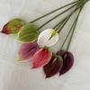 Faux Anthurium Plant Realistic Touch Indoor Outdoor Decoration For Photography Props