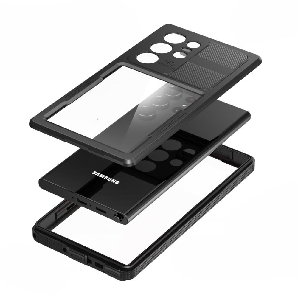 IP68 Waterproof Case for Samsung Galaxy S23 Ultra, Black