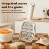 Handheld Vegetable Grater Stainless Steel Potato Grater with Long Handle Handheld Vegetable Shredder Cheese Carrot Kitchen