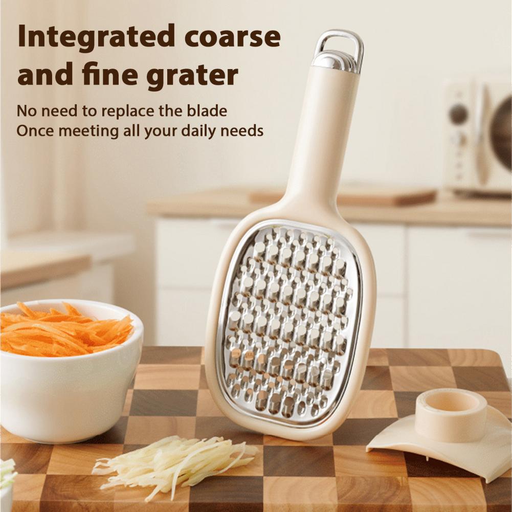 Handheld Vegetable Grater Stainless Steel Potato Grater with Long Handle Handheld Vegetable Shredder Cheese Carrot Kitchen