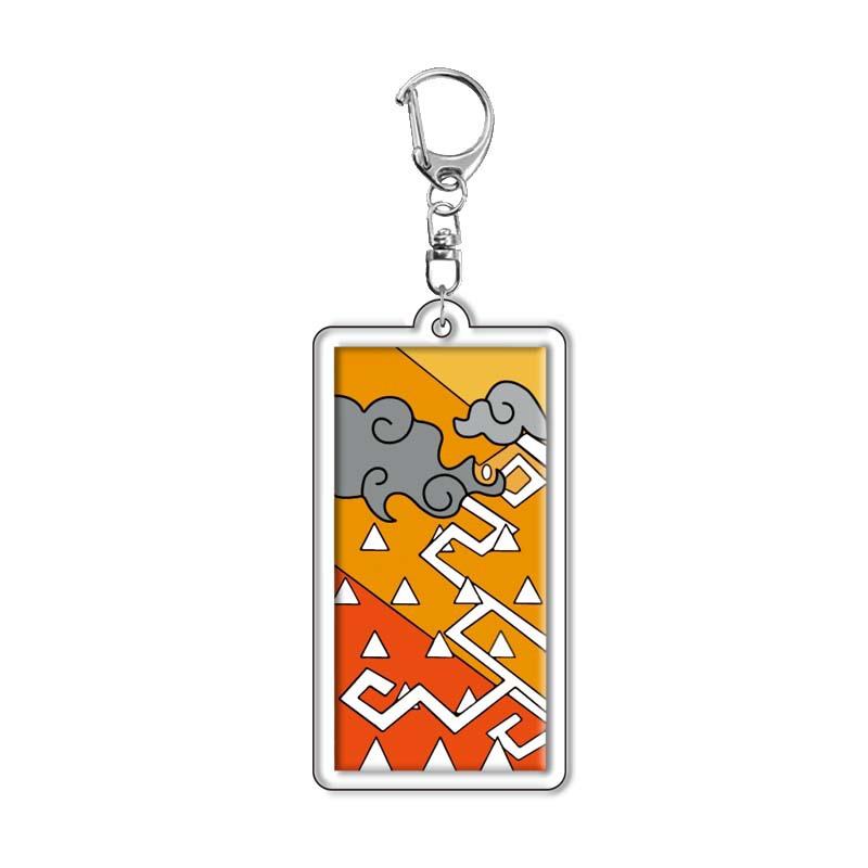 

Demon Slayer Kimetsu Yaiba Tanjiro Nezuko Acrylic Keychain Pendant Anime Merchandise Cross Border Ready Stock no Carry Mini Lightweight Portable 3 55mm