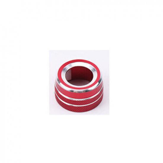 Aluminum For Toyota Corolla - Rearview Mirror Adjust Knob Ring Red 1pcs