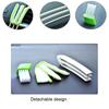1Pcs Multifuncional escova de cabeça dupla saída de ar do carro esfregão escova de ar condicionado painel de instrumentos limpeza beleza