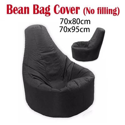 Dorosły Duży Gamer Miękki Leniwy Przytulny Worek Sako Sofa Pokrowiec Oxford Tkanina Lounger Sofa Siedzisko Salon Meble Bez Wypełnienia
