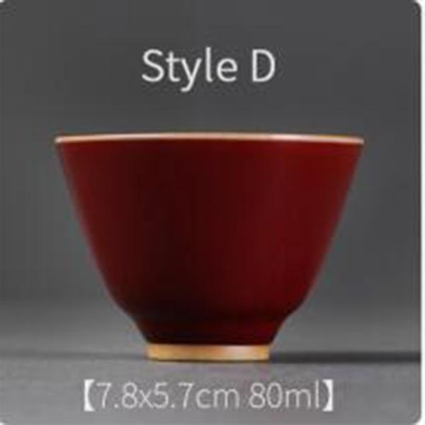 Japanese Ceramic Tea Cup Kiln Change Petal Kung Fu Tea Set