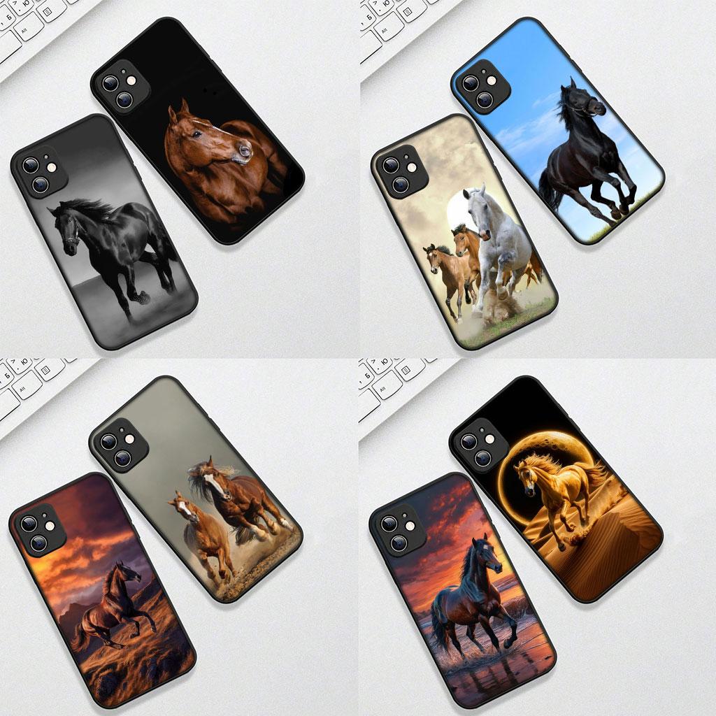 Wild And Free Horse Casing Phone Cover for Samsung Galaxy S22 S21 S20 Fe Ultra S9 Plus + A13 A22 M21 M31 M55 M15 Case
