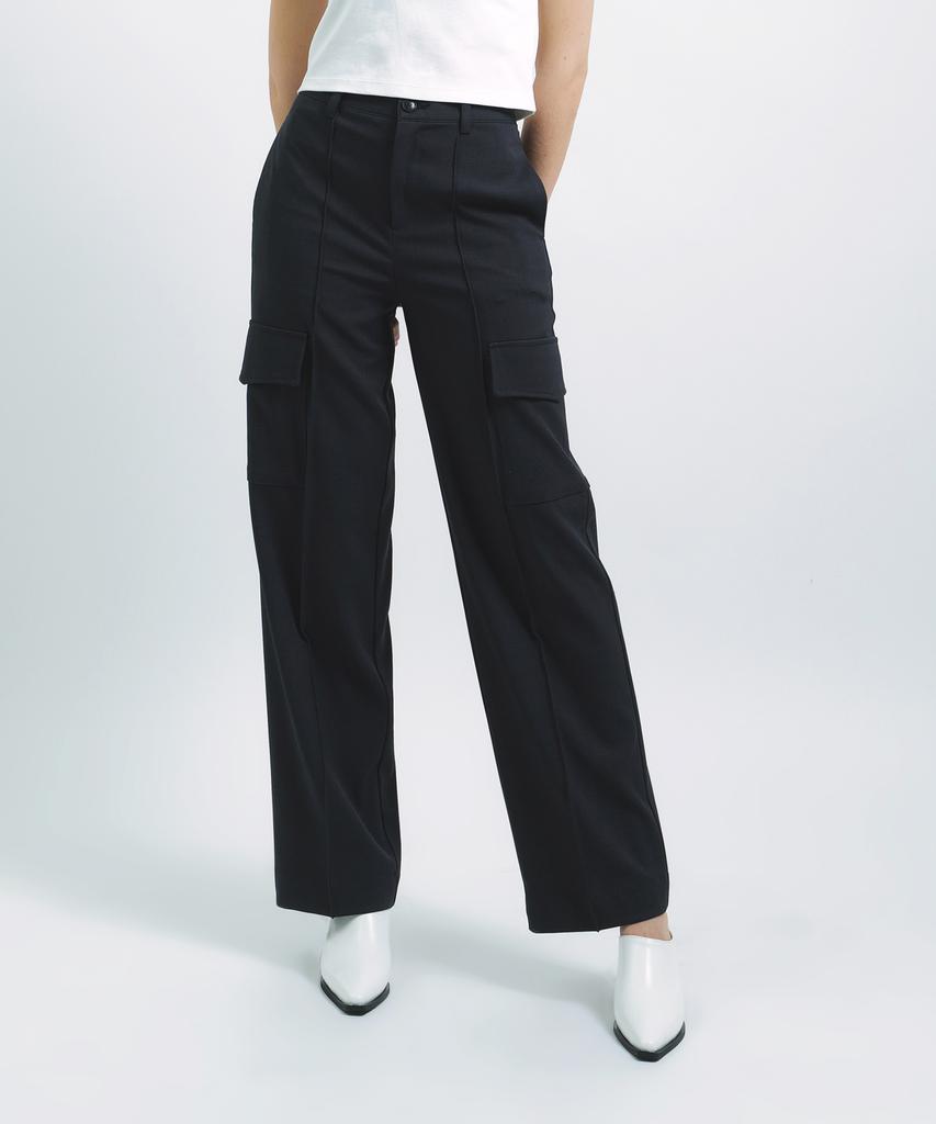 Solteuaenchokollis Cargo Semi-Wide Slacks Charcoal 4W231V003