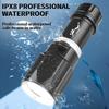 Portable XHP70 Diving Flashlight with High Brightness Convenient Magnetic Switch Amphibious Professional Diving Flashlight