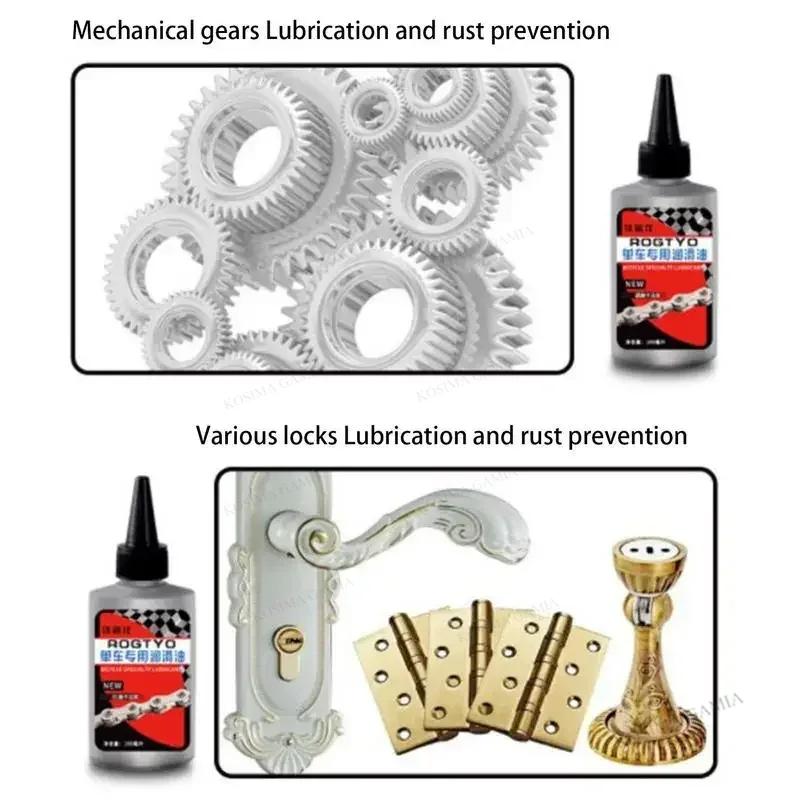 100ml Bicycle Special Lubricant Motorcycle Chain Maintenance Oil for Clean and Smooth Chain Lubrication Bicycle Mechanical Tools